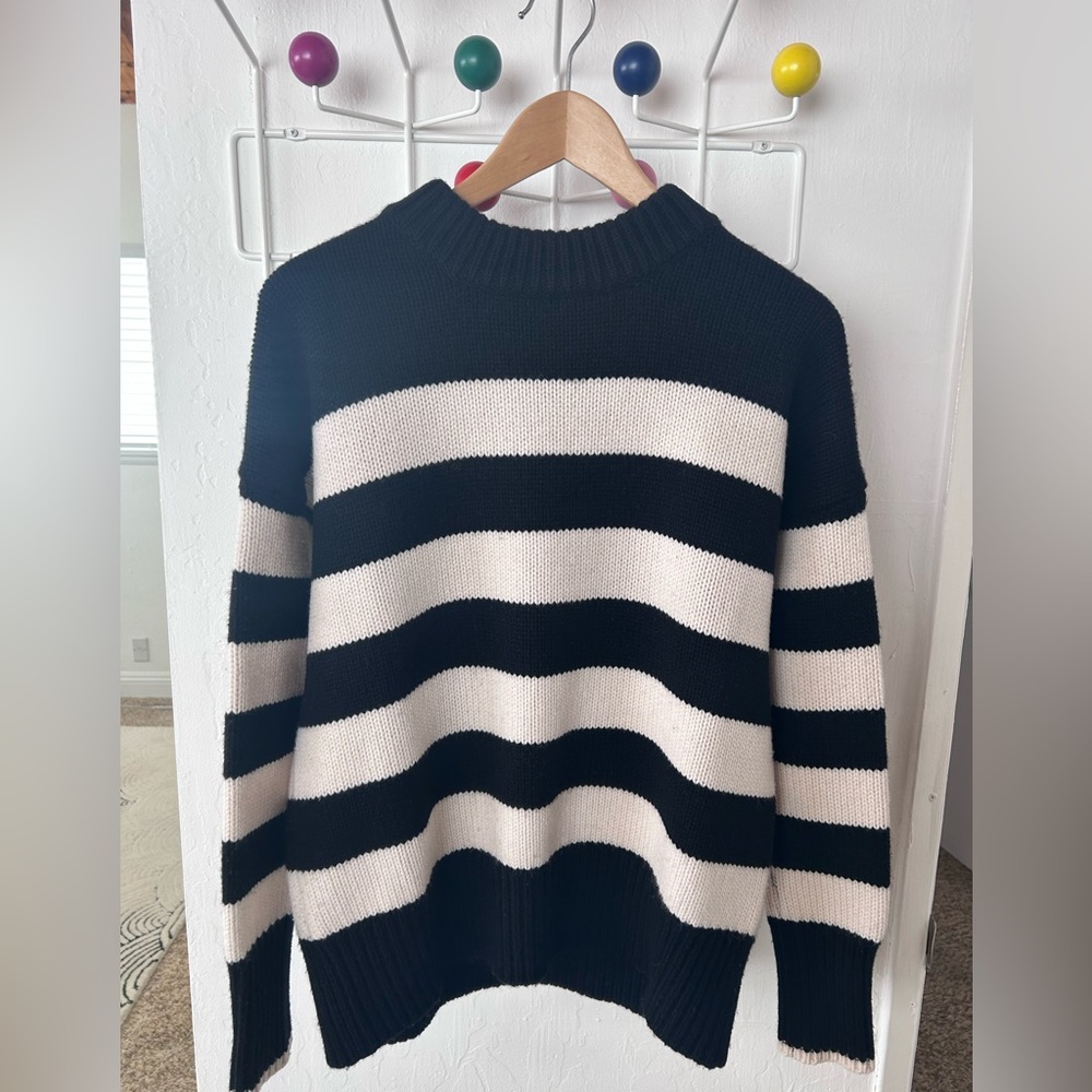 La Ligne Bold Stripe Marin Sweater in Small